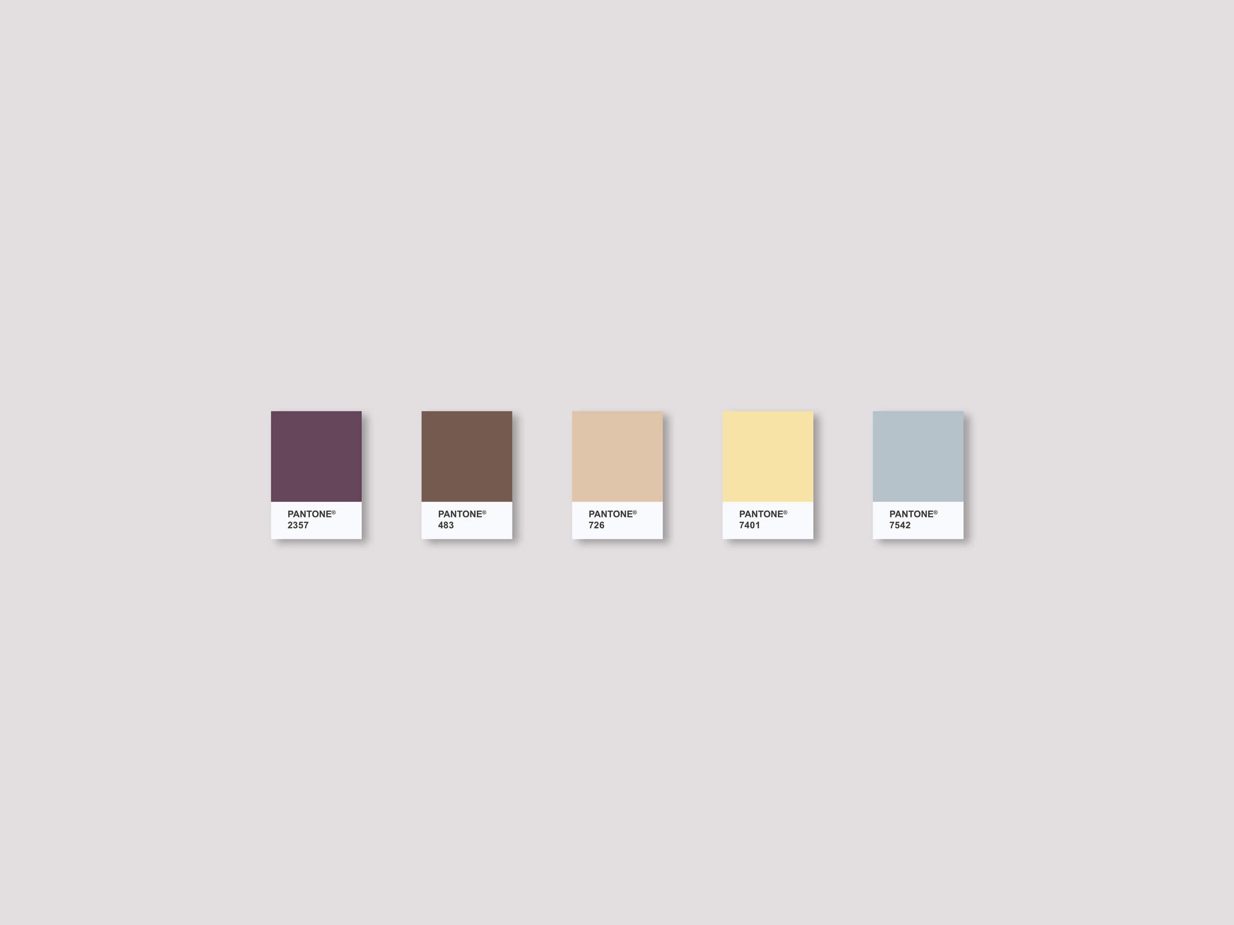 Die Farbpalette von Pet Life Design.