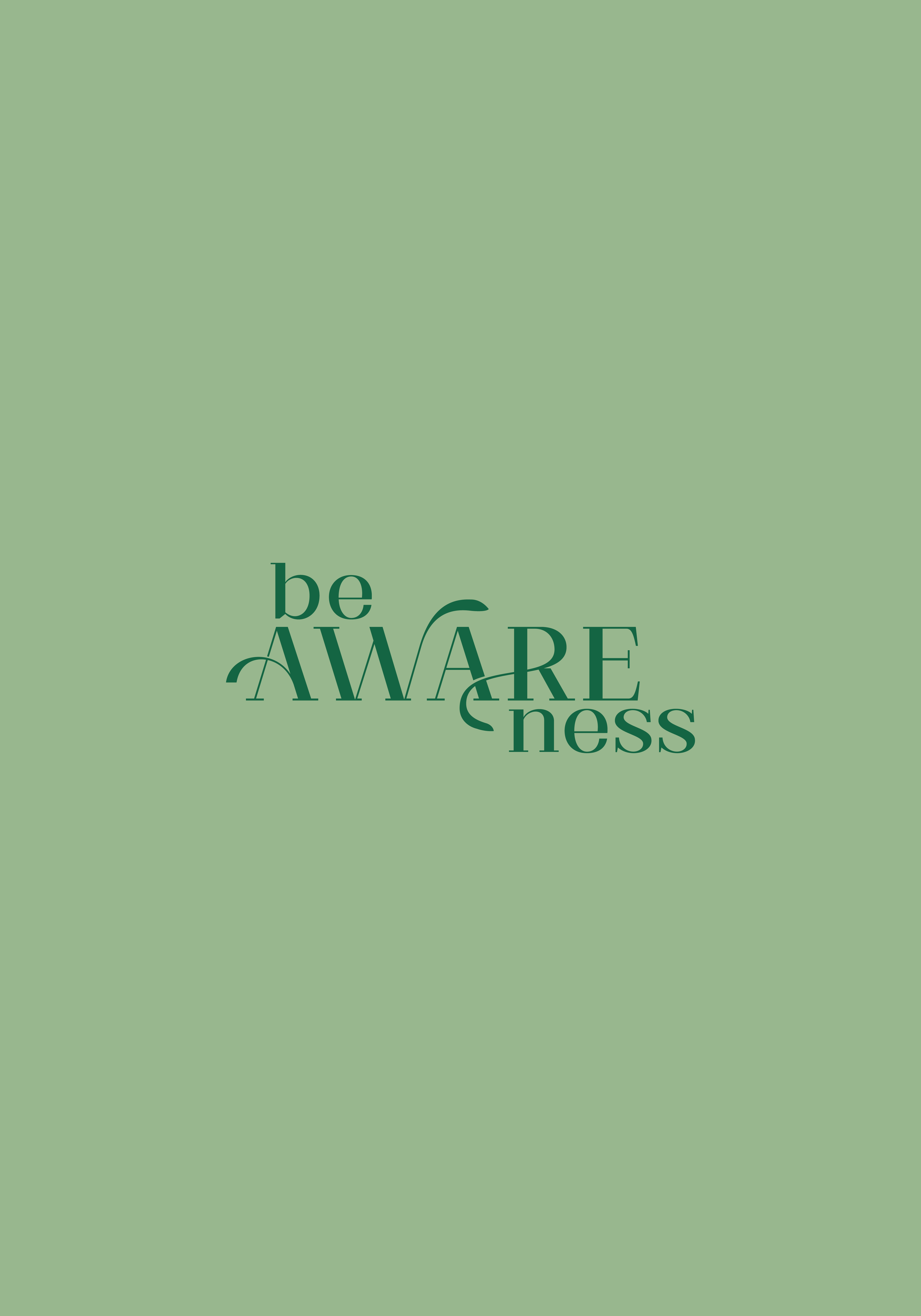 Das Sekundärlogo aus dem Corporate Design von Be Awareness