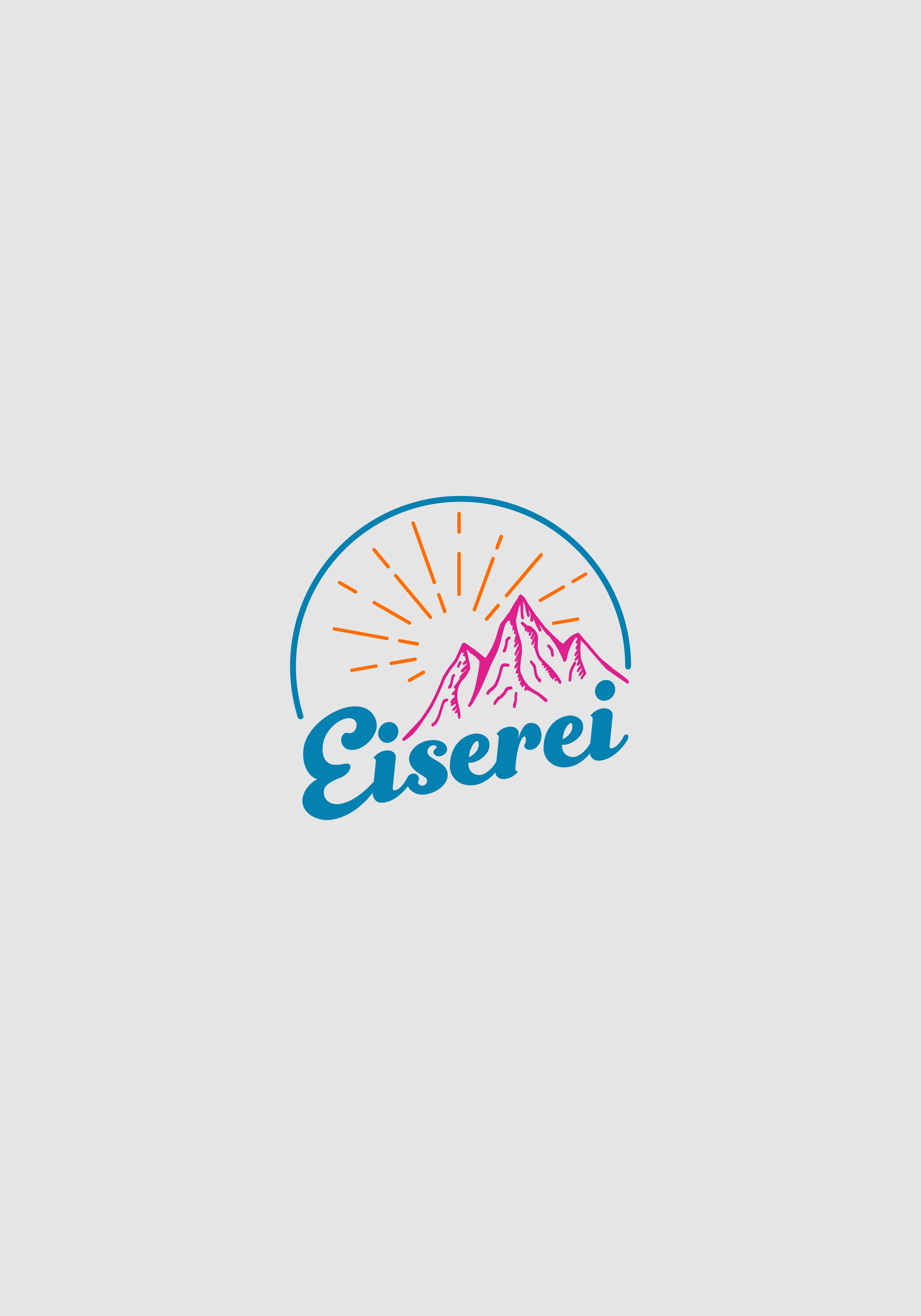 Das Sekundärlogo der Firma die Eiserei, das durch Grafikdesign entstand