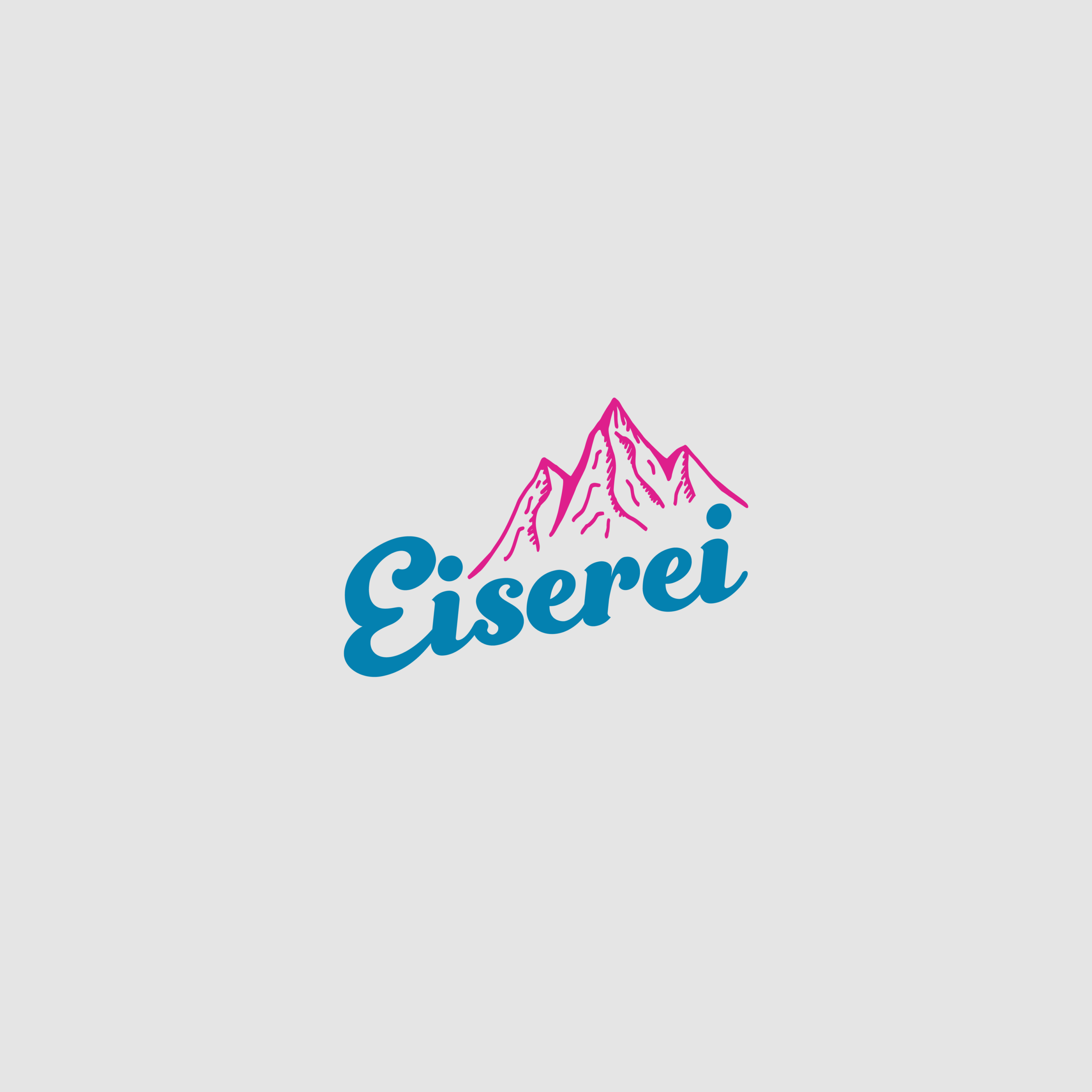 Das Brandicon der Firma die Eiserei, das durch Grafikdesign entstand