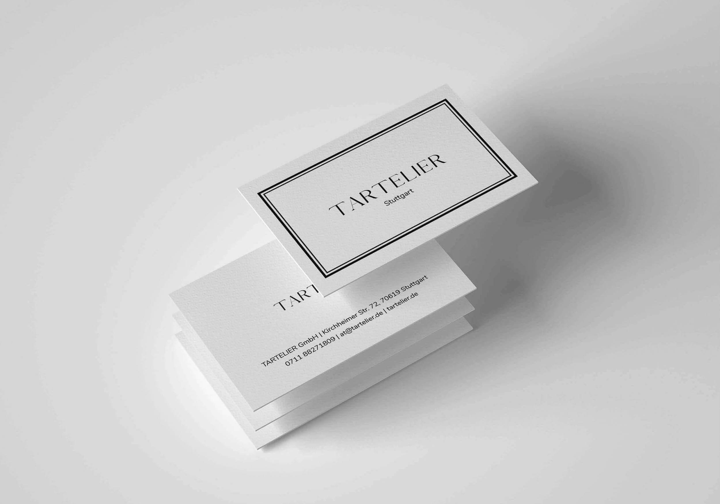Visitenkarte von TARTERLIER