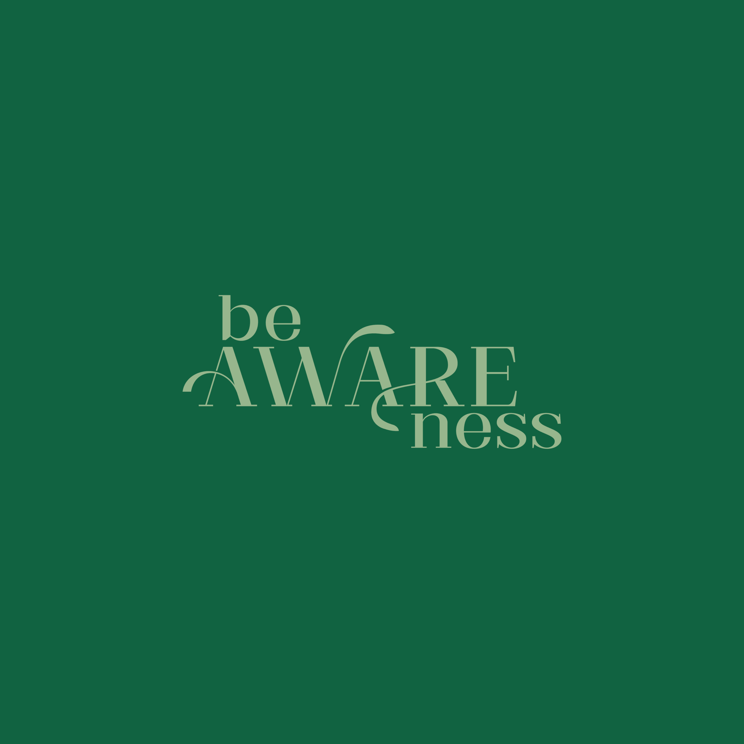 Das Sekundärlogo aus dem Corporate Design von Be Awareness