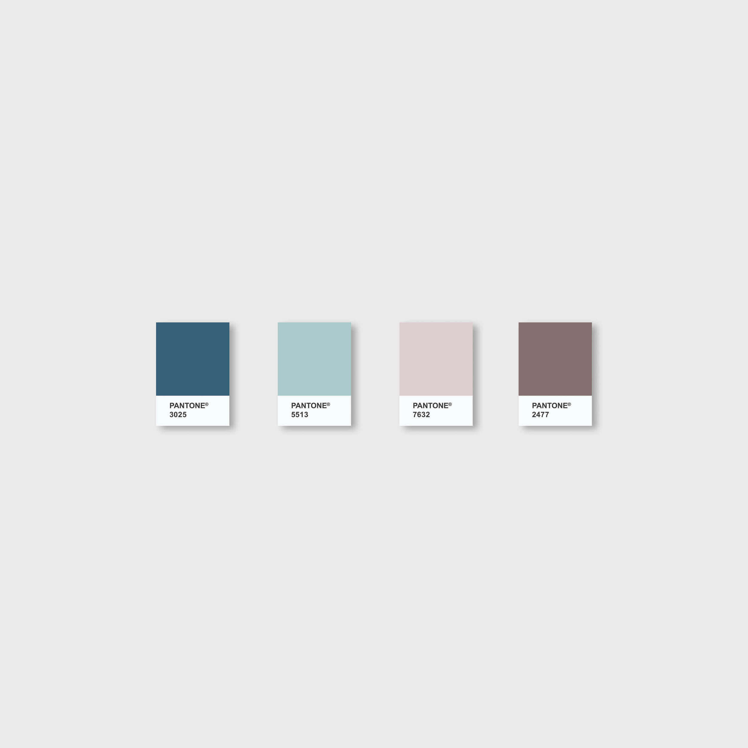 Die Farbpalette von MINDfull DATA, Bestandteil des Brand Design der Firma