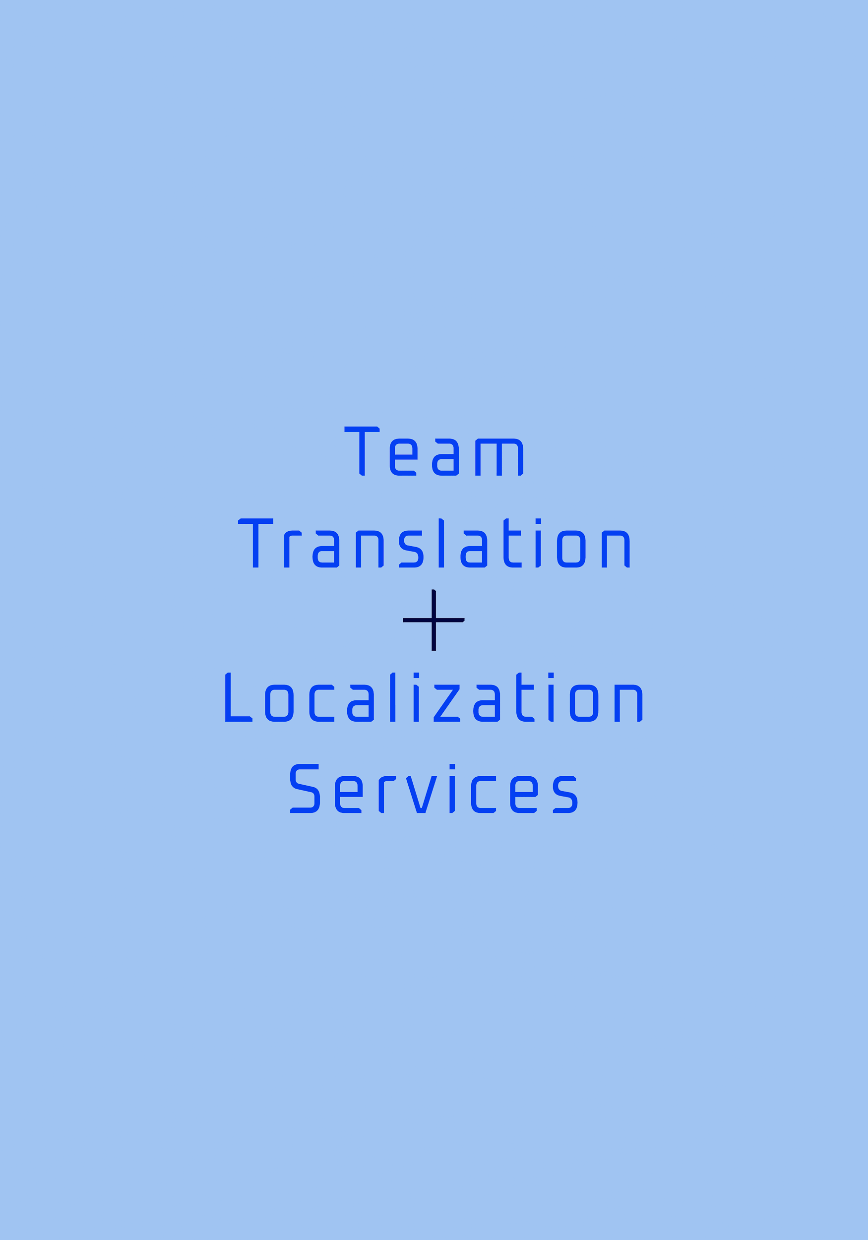 Das Sekundärlogo von Team Translation + Localization Services, das durch Corporate Branding entstand
