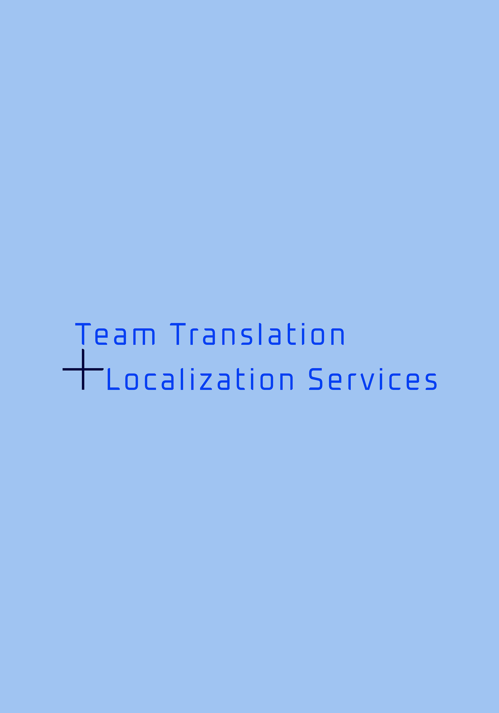 Das Logo von Team Translation + Localization Services, das durch Corporate Branding entstand