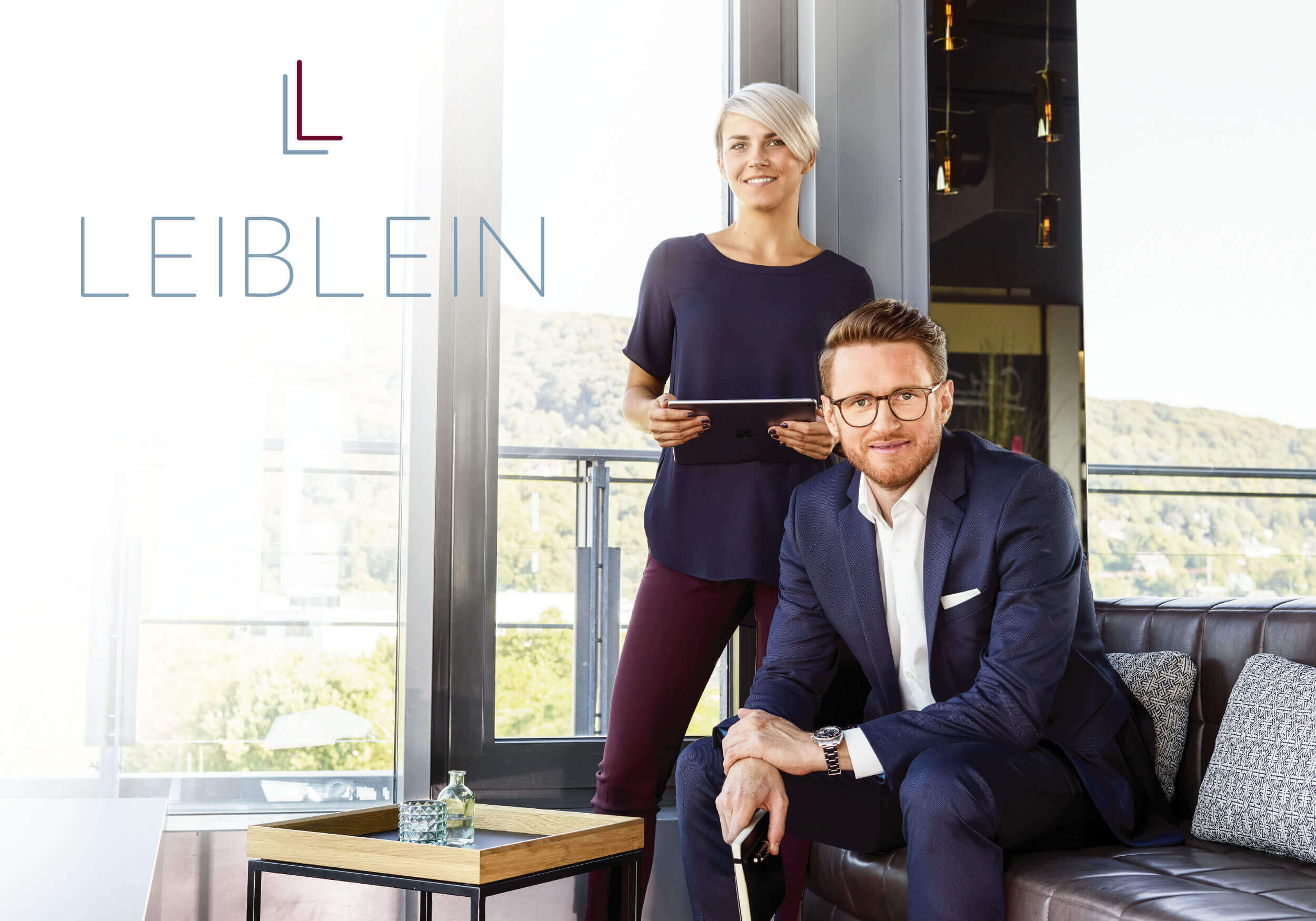 Das Logo der Leiblein GmbH, entstand über ein Gründerpaket für Corporate Design
