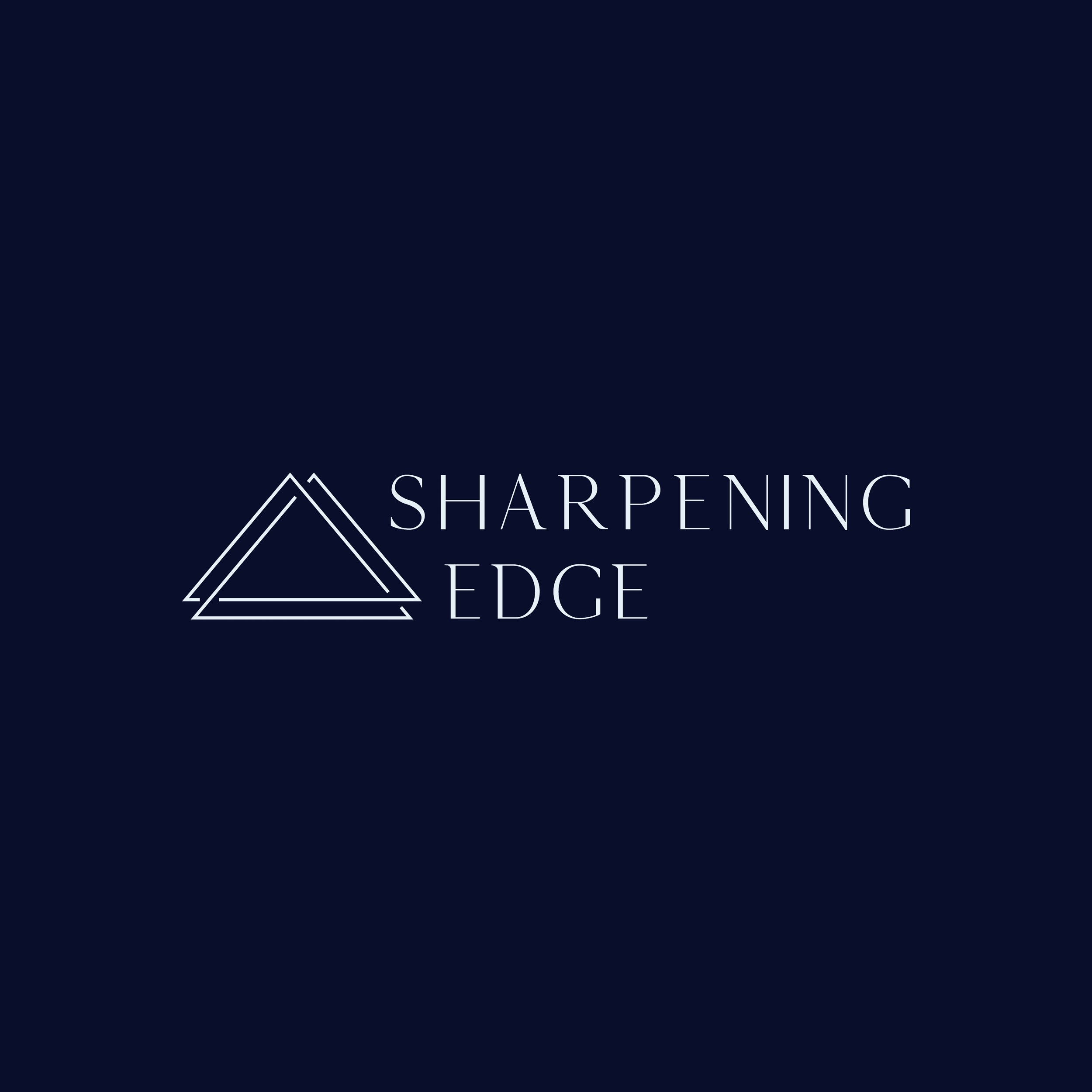 Das Logo von Sharpening Edge, das durch Kommunikationsdesign entstand