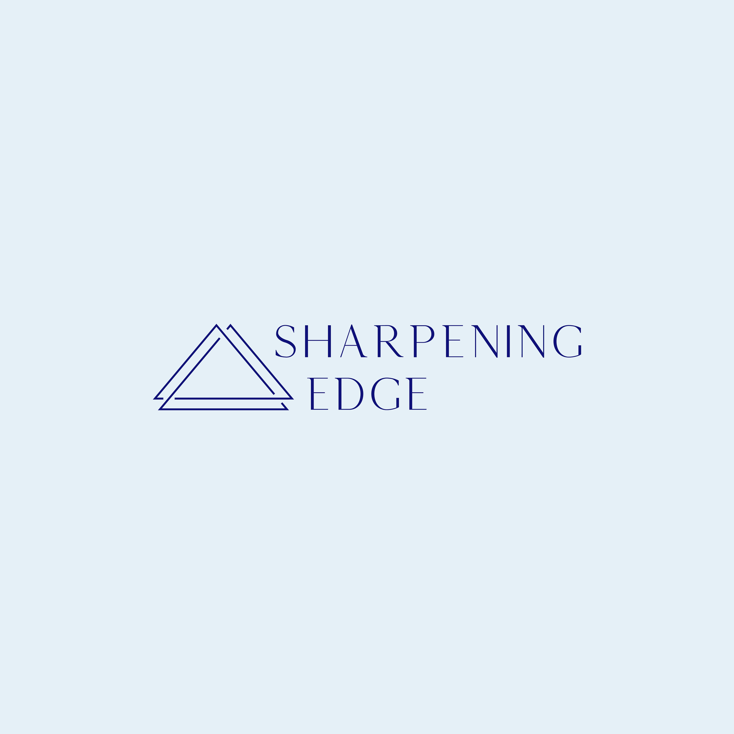 Das Logo von Sharpening Edge, das durch Kommunikationsdesign entstand