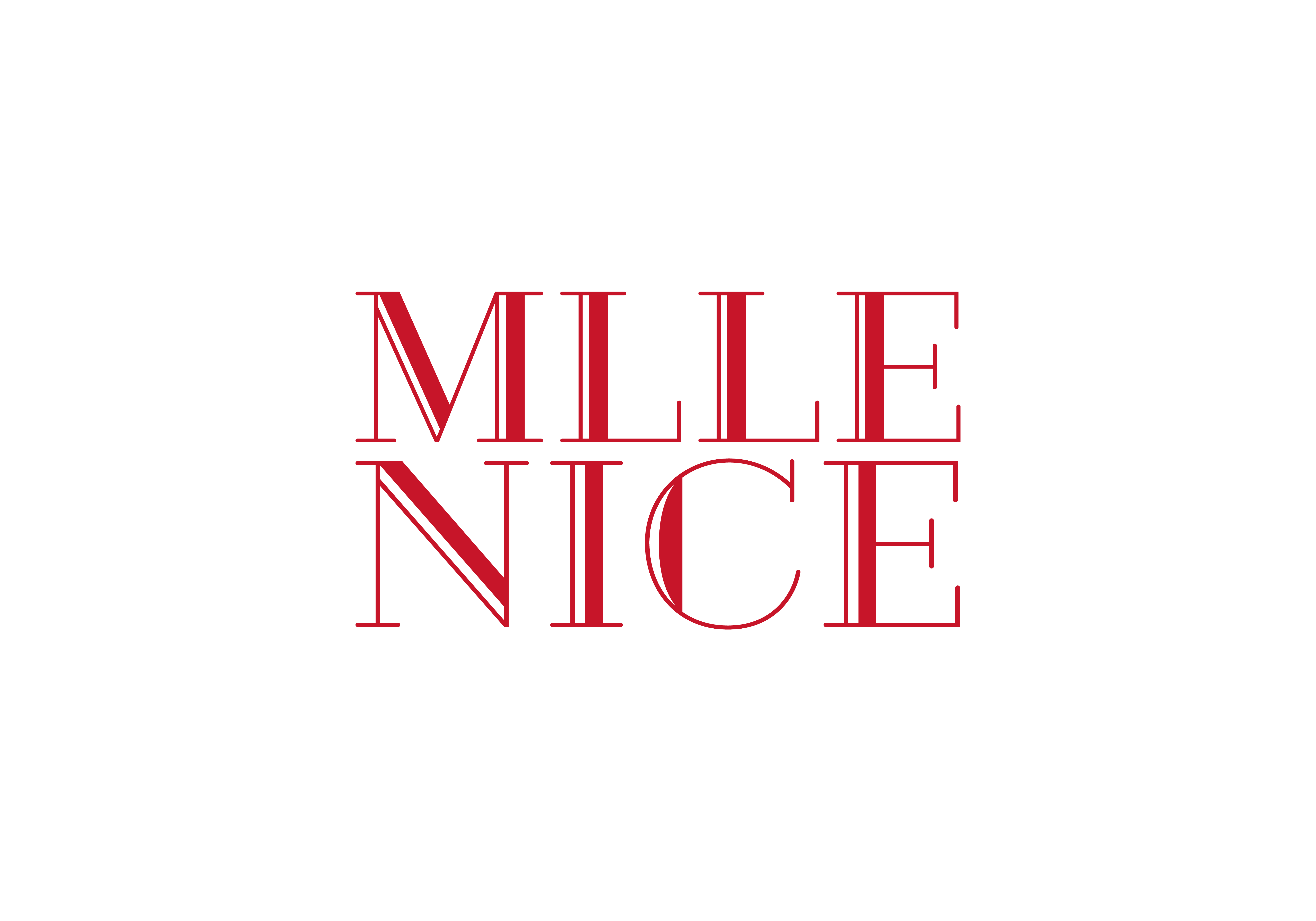 Das Sekundärlogo von Mademoiselle Nice, das durch die Markenberatung Stuttgart entstand in rot.